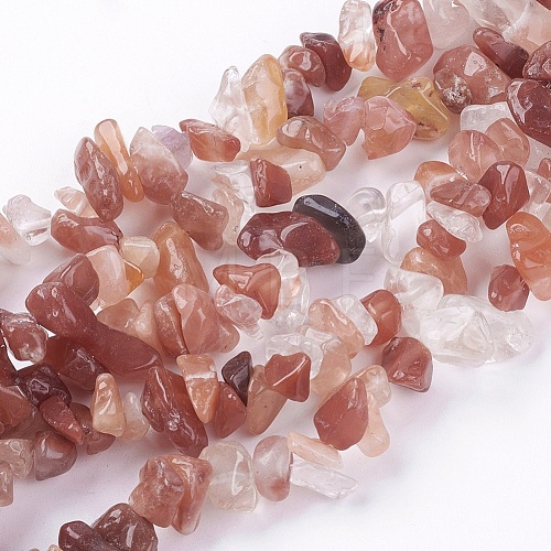 Natural Carnelian Stone Bead Strands X-G-R192-10-1