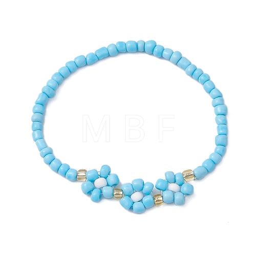 Glass Seed Stretch Bracelets BJEW-JB110103-01-1