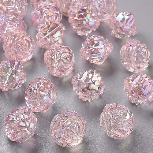 Transparent Acrylic Beads TACR-S154-31C-902-1