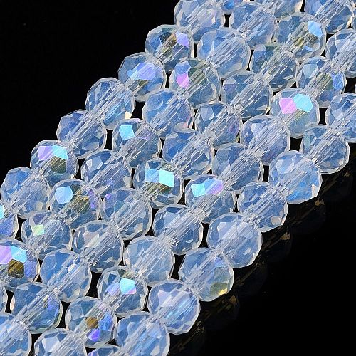 Electroplate Glass Beads Strands EGLA-A044-J4mm-L06-1