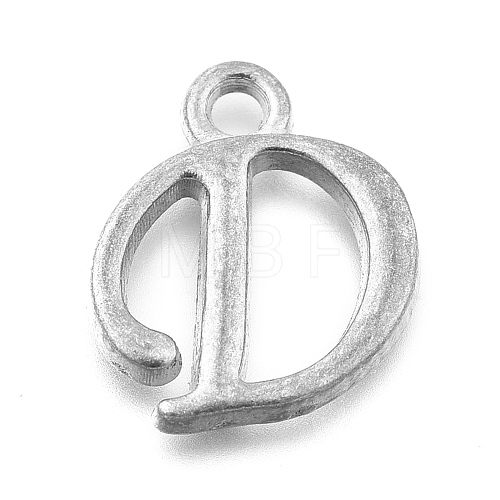 Alloy Letter Pendants PALLOY-J718-01C-D-1