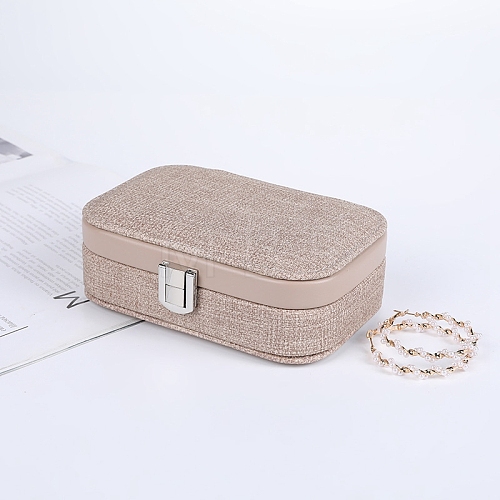 PU Leather Jewelry Packaging Boxes with Mirror Inside PW-WG93750-02-1