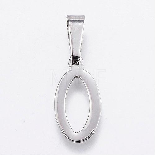 304 Stainless Steel Pendants STAS-F106-61P-1