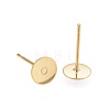 304 Stainless Steel Ear Stud Components A-STAS-I100-40G-2