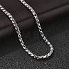 304 Stainless Steel Rope Chain Necklaces for Women LS-NJEW-Q026-02P-5
