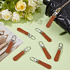 8Pcs PU Leather Zipper Pulls for Handbags Luggage and Jacket FIND-CL0002-09A-4