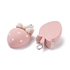 Opaque Resin Pendants X1-RESI-F030-03-3