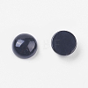 Natural Dyed & Heated Black Agate Cabochons G-BA8x4-2
