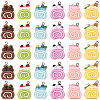 36Pcs 6 Colors Opaque Resin Pendants RESI-SC0006-65-1