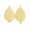Brass Connector Cabochons Settings KK-H298-05G-1