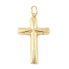Cross Brass Big Pendants KK-M327-07A-G-1