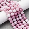 Ombre Effect Dyed Glass Beads Strands GLAA-T031-01O-11-2