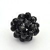 Glass Crystal Round Woven Beads GLAA-A034-10mm-A08-1