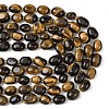 Natural Tiger Eye Beads Strands G-G453-D05-01-5
