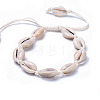 Adjustable Cowrie Shell Anklets AJEW-AN00256-1