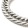 Non-Tarnish 201 Stainless Steel Cuban Link Chains Bracelet for Men Women BJEW-H550-03B-P-2