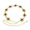 Bohemian Style Alloy Resin Flower Link Waist Belly Chains for Women FS-WGFCF74-02-3