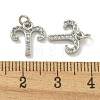 Rack Plating Brass Micro Pave Cubic Zirconia Pendants KK-K386-02G-P-3