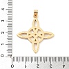 Rack Plating Brass Enamel Pendants KK-C063-07G-3