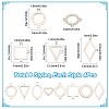 32Pcs 8 Styles Stainless Steel Connector Charms STAS-SC0005-07-2