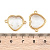 304 Stainless Steel Glass Connector Charms STAS-Q119-02G-A02-3