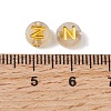 Luminous Transparent Acrylic Beads OACR-P037-01B-N-4