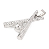304 Stainless Steel Pendants STAS-D129-15P-2