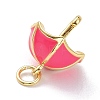 Real 18K Gold Plated Brass Charms X1-KK-L188-24G-04-3