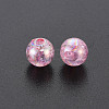 Transparent Crackle Acrylic Beads MACR-S373-66-L04-3