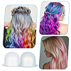 2Pcs 2 Colors Silicone Highlighting Hairpiece Hat Tools AJEW-GA0010-29-5