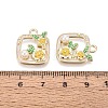 Alloy Enamel Pendants ENAM-N069-13KCG-02-3