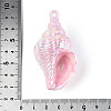 UV Plating Opaque Acrylic Shell Shape Big Pendants SACR-T018-35B-3