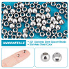 Unicraftale 201 Stainless Steel Spacer Beads STAS-UN0008-09P-5