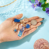 Star Resin & Shell Keychains KEYC-TAC00087-01I-5