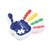 Autism Theme Silicone Beads SL-CBAF318-D04-2