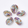 Printed Cowrie Shell Beads SHEL-S274-27D-2