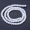 Electroplate Glass Beads Strands EGLA-A044-J4mm-B05-2