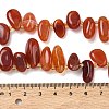 Natural Red Agate Beads Strands G-P604-A14-01-3