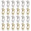 30Pcs 2 Colors Tibetan Style Hook and Eye Clasps FIND-FS0005-27-1
