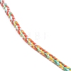 Braided Polycotton Cord Necklaces Making MAK-F038-B18-G-2