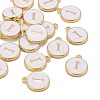 Golden Plated Alloy Charms LS-ENAM-S118-01I-4