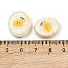 Printed Handmade Porcelain Beads PORC-B009-01C-2