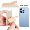 8Pcs 4 Colors PU Leather Cell Phone Adhesive Card Holders DIY-CP0007-47-5