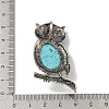 Dyed Synthetic Turquoise Big Pendants G-XCP0001-49-3