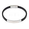 Microfiber Leather ID Cord Bracelets BJEW-P328-02P-1