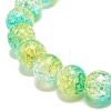 10MM Candy Color Acrylic Round Beaded Stretch Bracelet for Women BJEW-JB07585-6