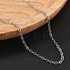 Brass Cable Chains Necklaces for Women NJEW-D302-47P-2