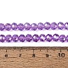 Baking Paint Glass Beads Strands EGLA-Q120-C-A02-4