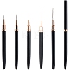 5Pcs Plastic Nail Art Line Brush AJEW-WH20816-069B-1