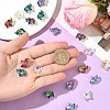 20Pcs Transparent Glass Beads GLAA-YW0005-34-3